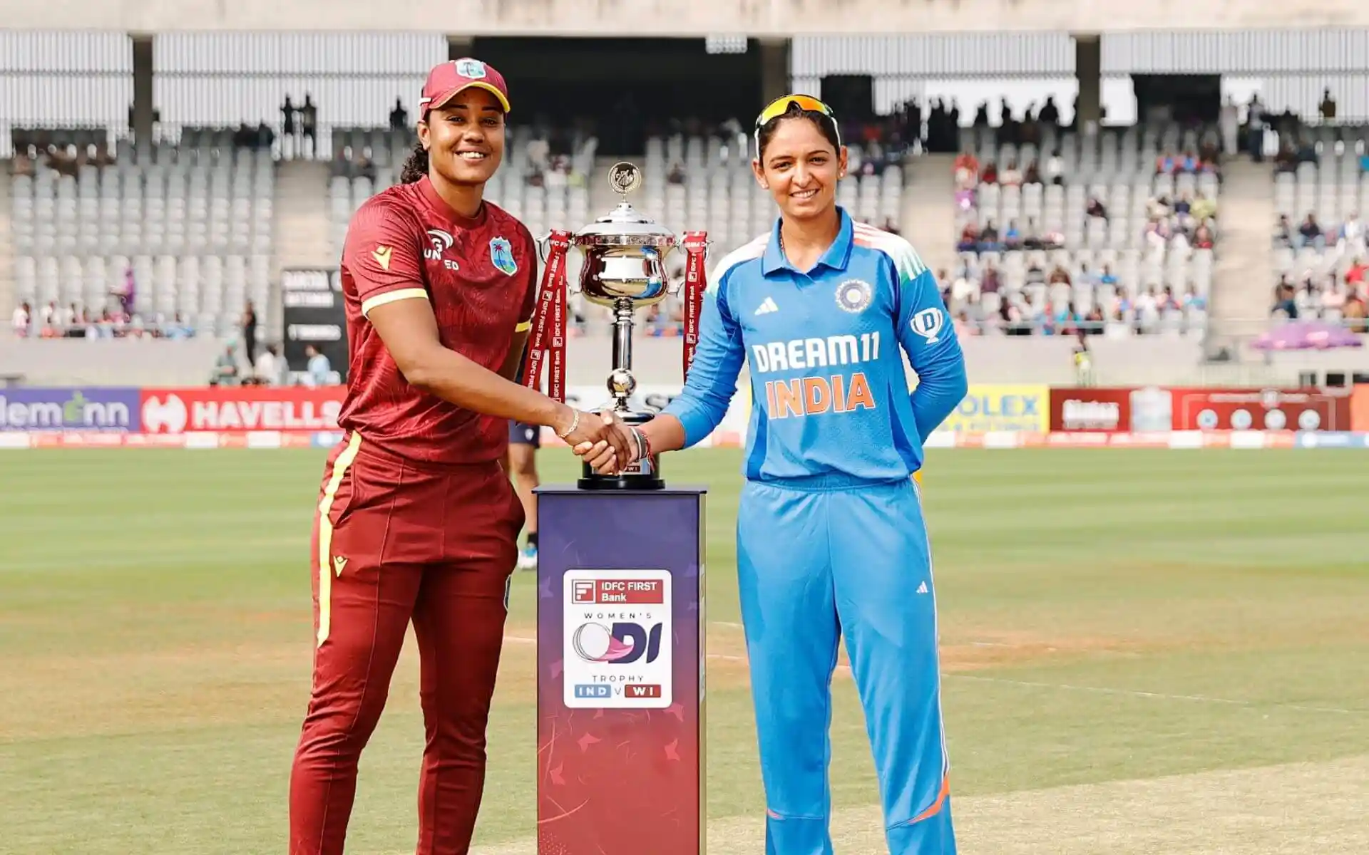 Harmanpreet Kaur And Co Put To Bat First By Windies Women In 1st ODI In Vadodara